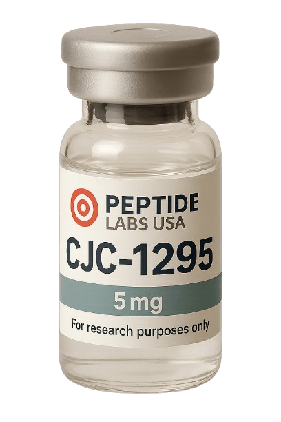 CJC-1295 DAC 5mg - Primarily studied for muscle growth, fat loss, recovery, longevity, cognitive performance, and more. - 99% HPLC purity research peptide