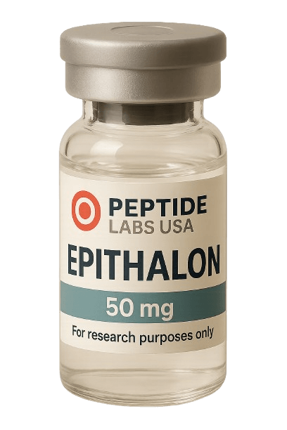 Epithalon (Epitalon) 50mg - Primarily studied for muscle growth, fat loss, recovery, longevity, cognitive performance, and more. - 99% HPLC purity research peptide