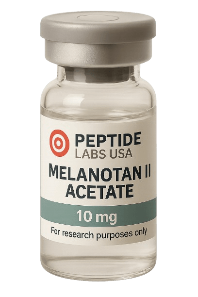 Melanotan 2 (10mg) (Melanotan II) - Primarily studied for muscle growth, fat loss, recovery, longevity, cognitive performance, and more. - 99% HPLC purity research peptide